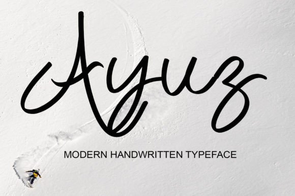Ayuz: A Handwritten Font That Makes Your Brand Feel Thoughtful