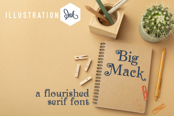 Big Mack: A Whimsical Serif Font That Delivers Personality