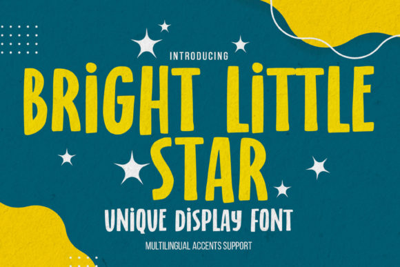 Bright Little Star: A Display Font That Elevates Handmade Goods