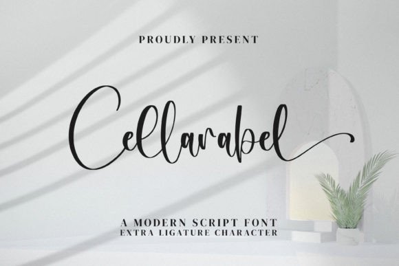 Cellarabel: A Sweet Handwritten Font for Wedding & Craft Projects