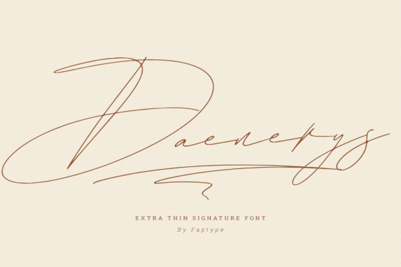 Daenerys: A Delicate Script for Editorial Grace