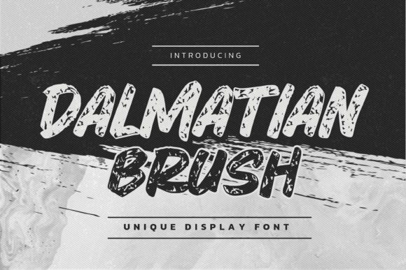 Dalmatian Brush: A Handmade Display Font That Cuts Through the Feed