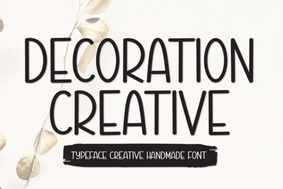 Decoration Creative: A Versatile Handwritten Font for Branding