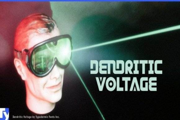 Dendritic Voltage: A Techno Display Font for Standout Branding