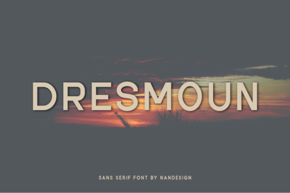 Dresmoun: A Clean Sans Serif Font for Real Branding Work