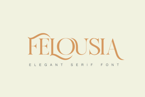 Felousia: A Vintage Serif Font That Elevates Campaign Visuals