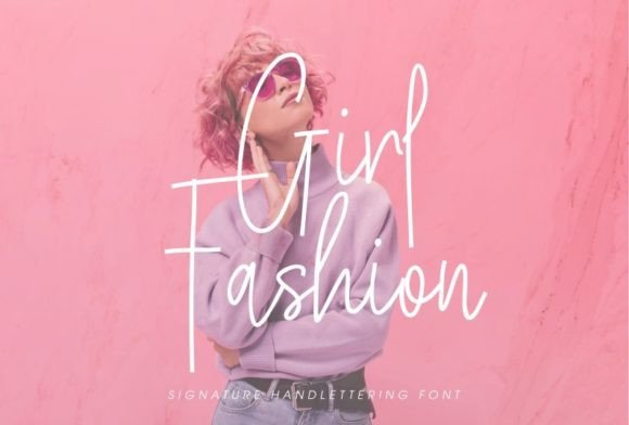 Girl Fashion: A Timeless Script Font for Editorial Design