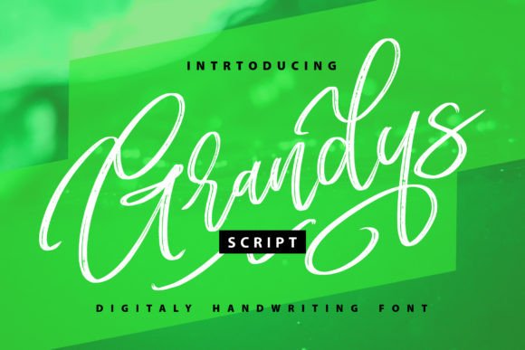 Grandys: A Handwritten Font That Makes Your Brand Feel Inviting