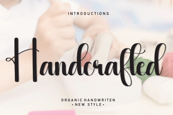 Handcrafted: A Sweet Handwritten Font for Digital Branding