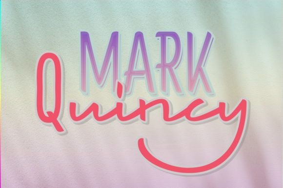 Mark Quincy: A Timeless Handwritten Font for Editorial Design