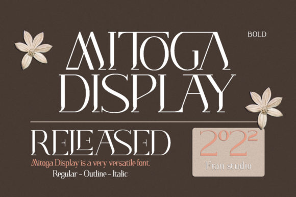 Mitoga Display: A Thoughtful Serif Font for Real Branding Work