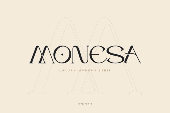 Monesa: A Serif Font That Makes Your Brand Feel Thoughtful