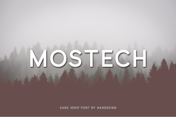 Mostech: A Clean Sans Serif Font for Modern Branding