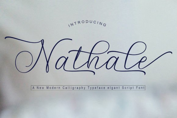 Nathale: An Elegant Script Font for Thoughtful Branding