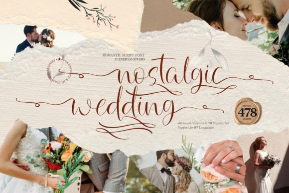 Nostalgic Wedding: A Handwritten Font That Feels Like Home