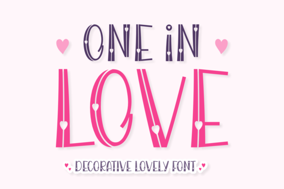 One in Love: A Decorative Font That Holds Space with Quiet Warmth