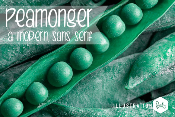 Peamonger: A Chic Sans Serif Font for Small Business Branding