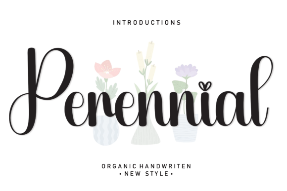 Perennial: A Sweet Handwritten Font for Digital Branding