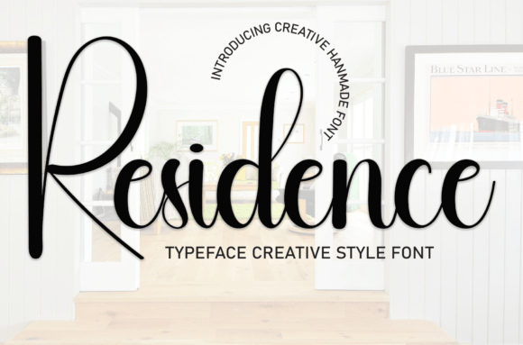 Residence: A Handwritten Font That Feels Like Home