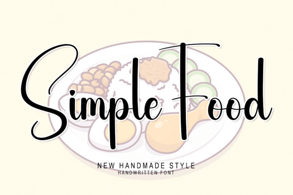 Simple Food: A Delicate Script for Editorial Elegance