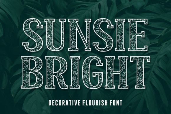 Sunsie Bright: A Decorative Typeface That Elevates Digital Branding