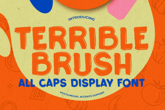 Terrible Brush: A Bold Display Font for Digital Branding