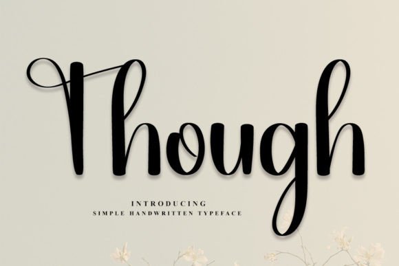 Though: A Handwritten Font That Adds Character to Your Web Design