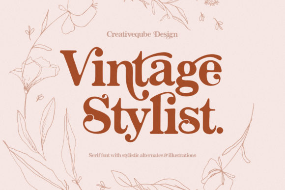 Vintage Stylist: A Serif Font That Speaks Before You Scroll