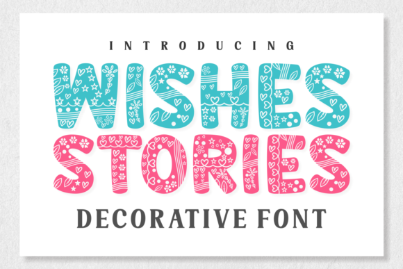Wishes Stories: A Decorative Font That Makes Your Brand Feel Thoughtful
